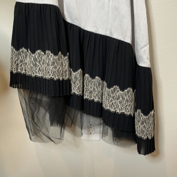 NWT Adeam Lace Up Pleated Slip Dress - Picture 12 of 16